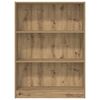 vidaXL Libreria Rovere Artigianale 80x24x109 cm in Legno Multistrato