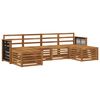 vidaXL Set di divani da esterno 5 pz
