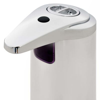 vidaXL Dispenser Sapone Automatico 2 pz Sensore a Infrarossi 600 ml