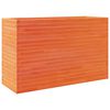 vidaXL Fioriera Giardino Marrone Cera 110x40x68,5 Legno Massello Pino