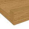 vidaXL Scaffale da parete 2 pcs Beige 80 x 9 x 3 cm Legno multistrato