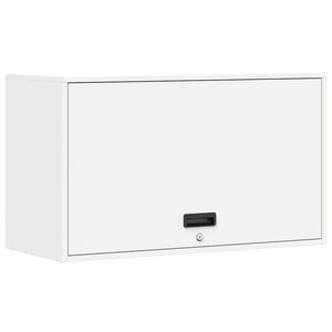 vidaXL Armadio a muro per garage Bianco 90 x 40 x 53 cm
