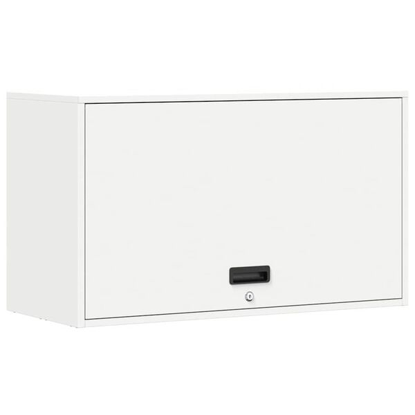 vidaXL Armadio a muro per garage Bianco 90 x 40 x 53 cm