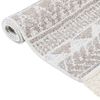 vidaXL Tappeto Beige 100x200 cm in Cotone