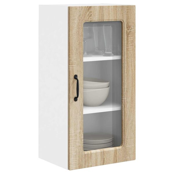 vidaXL Mobile da cucina Kalmar 2 pcs Rovere Sonoma 40 x 31 x 80 cm