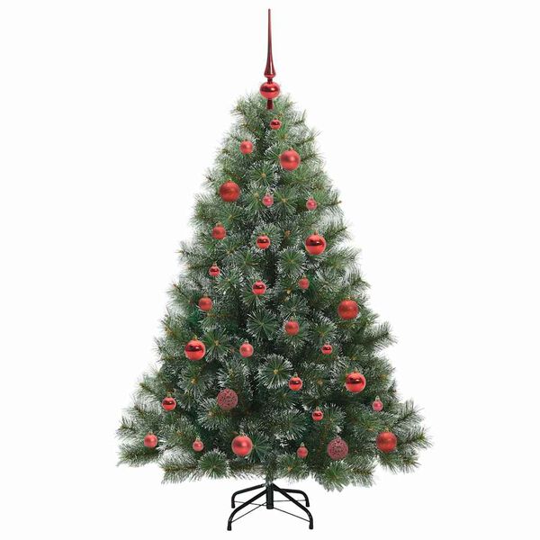 vidaXL Albero di Natale artificiale con 150 LED Verde 150 cm PE e PVC