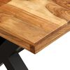 vidaXL Set Tavolo da Pranzo 7 pz Legno Massello di Acacia e Mango