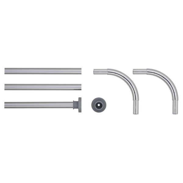 Sealskin Barra per Tenda da Doccia Cromata