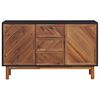 vidaXL Credenza 115x35x70 cm in Legno Massello di Acacia e MDF
