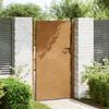 vidaXL Cancello da giardino 100x175 cm in acciaio Corten