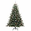 vidaXL Albero di Natale artificiale con 300 LED Verde 180 cm