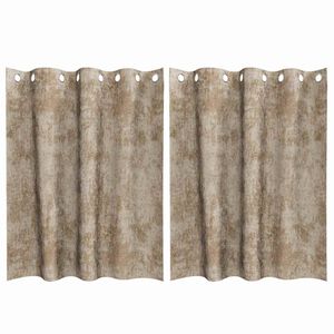 vidaXL Tende in Velluto 2 pz Champagne 140 x 140 cm Velluto
