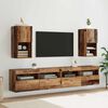 vidaXL Mobiletti TV a parete 2 pcs Legno vecchio 30,5 x 30 x 60 cm