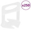 vidaXL Clip di Livellamento per Piastrelle 250 pz 1 mm
