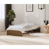 vidaXL Giroletto senza Materasso Ambra Legno Massello Pino 90x200 cm