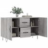 vidaXL Credenza Grigio Sonoma 100x36x60 cm in Legno Multistrato