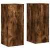vidaXL Supporti per Piante 2 pz Rovere 30x30x70 cm Legno Multistrato