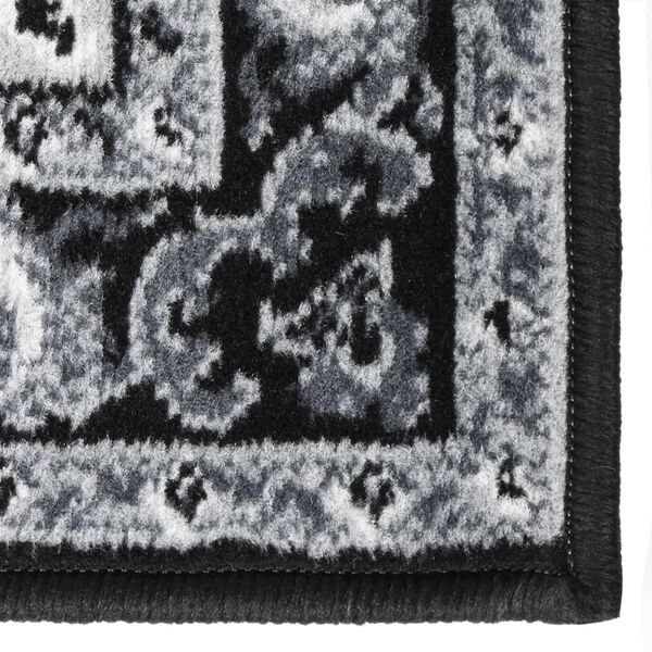 vidaXL Tappeto Lungo in BCF Nero 60x450 cm