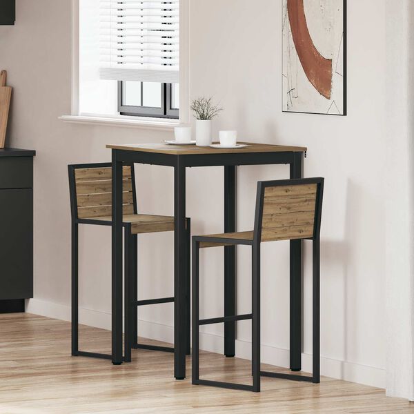 vidaXL Tavolo Bar a Pianta Legno multistrato