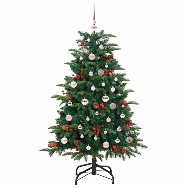 vidaXL Albero di Natale artificiale con 150 LED Verde 150 cm