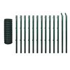 vidaXL Recinzione Euro in Acciaio 25x1 m Verde