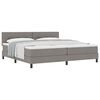 vidaXL Letto a molle con testiera Talpa 200 x 200 cm Tessuto