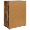 vidaXL Armadi di Stoccaggio 2 pcs Rovere fum&eacute; 80 x 48 x 105 cm