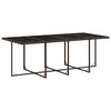 vidaXL Set da Pranzo da Giardino 13pz con Cuscini Marrone Polyrattan