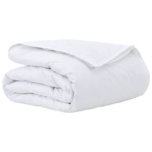 vidaXL Duvet 2-in-1 Bianco 135 x 200 cm Piuma