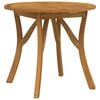 vidaXL Tavolo da Giardino &Oslash; 85 cm Legno Massello di Acacia