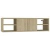 vidaXL Scaffale a Parete Rovere Sonoma 102x30x29 cm Legno Multistrato