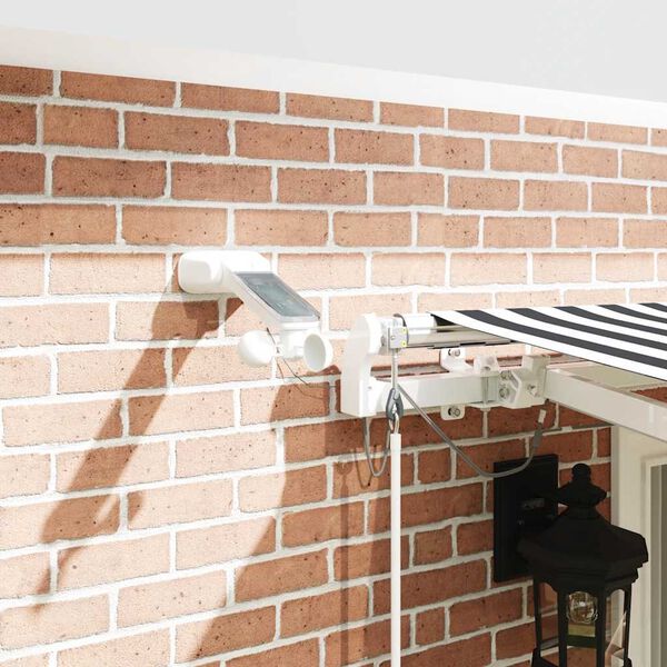 vidaXL Tenda Retrattile Automatica LED Antracite e Bianco 400x300 cm