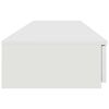 vidaXL Cassetti per letto con cassetto Bianco 160 x 36,5 x 16,5 cm