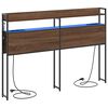 vidaXL Testata contenitore Rovere marrone Legno multistrato