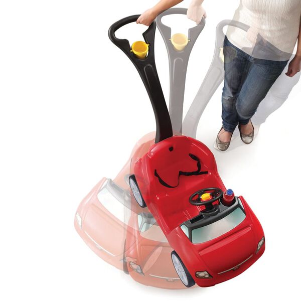 Step2 Auto Sportiva a Spinta per Bambini Easy Steer Sportster Rossa