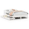 vidaXL Letto senza Materasso Bianco 140x200 cm Legno Massello di Pino
