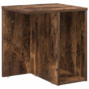 vidaXL Tavolino Rovere fum&eacute; 37 x 32 x 40 cm Legno multistrato
