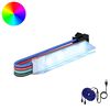 vidaXL Striscia LED 2 pcs Nero e Multicolore 1745 mm Rame e plastica