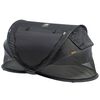 DERYAN Lettino da Viaggio Pop-up Toddler Luxe con Zanzariera Nero