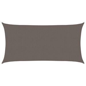 vidaXL Vela Parasole in HDPE 2x3,5 m Antracite