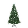 vidaXL Albero di Natale artificiale con 300 LED Verde 180 cm