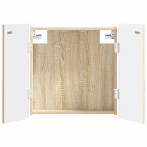 vidaXL Armadio per Dartboard ZWOLLE Rovere Sonoma Legno ingegnerizzato