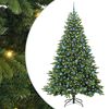 vidaXL Albero di Natale artificiale con 300 LED Verde 210 cm PE e PVC