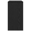 vidaXL Tavolino Consolle Rovere Nero 89x41x76,5cm Legno Multistrato