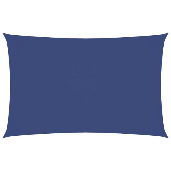 vidaXL Parasole a Vela Oxford Rettangolare 2,5x5 m Blu