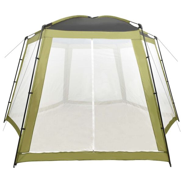 vidaXL Tenda per Piscina in Tessuto 500x433x250 cm Verde