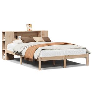 vidaXL Letto Libreria senza Materasso 120x200cm Legno Massello di Pino