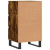 vidaXL Credenza Rovere Fumo 40x35x70 cm in Legno Multistrato