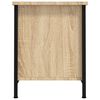 vidaXL Mobile TV con Ante Rovere Sonoma 60x35x45 cm Legno Massello di Acacia
