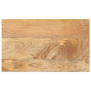 vidaXL Piano per Tavolo 50x20x3,8 cm Rettangolare Legno Massello Mango